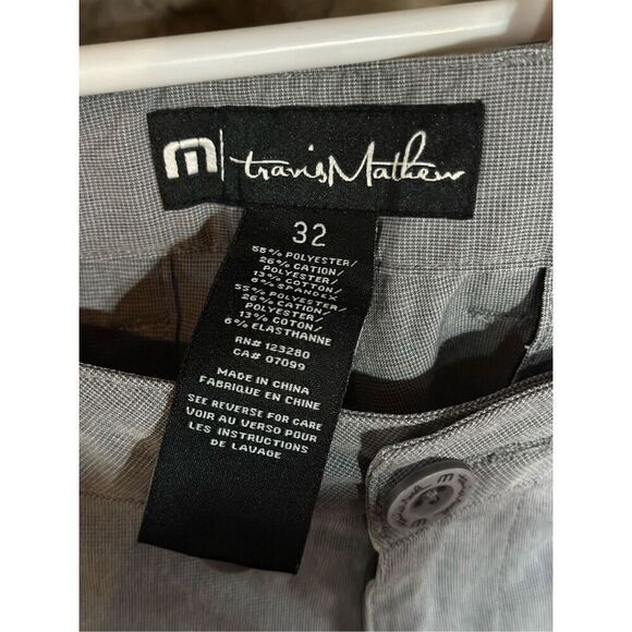 Men’s Travis Mathew Gray Golf Shorts Size 32 - Picture 6 of 6